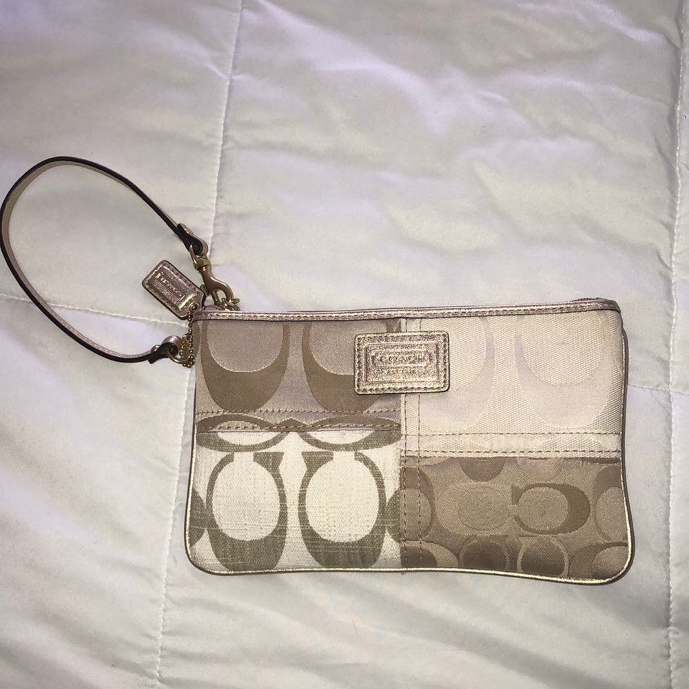 Coach wristlet purse